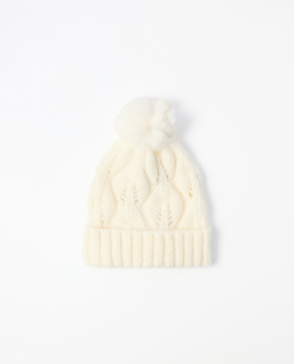 Imagem 0 de Gorro Rendilhado de Lã