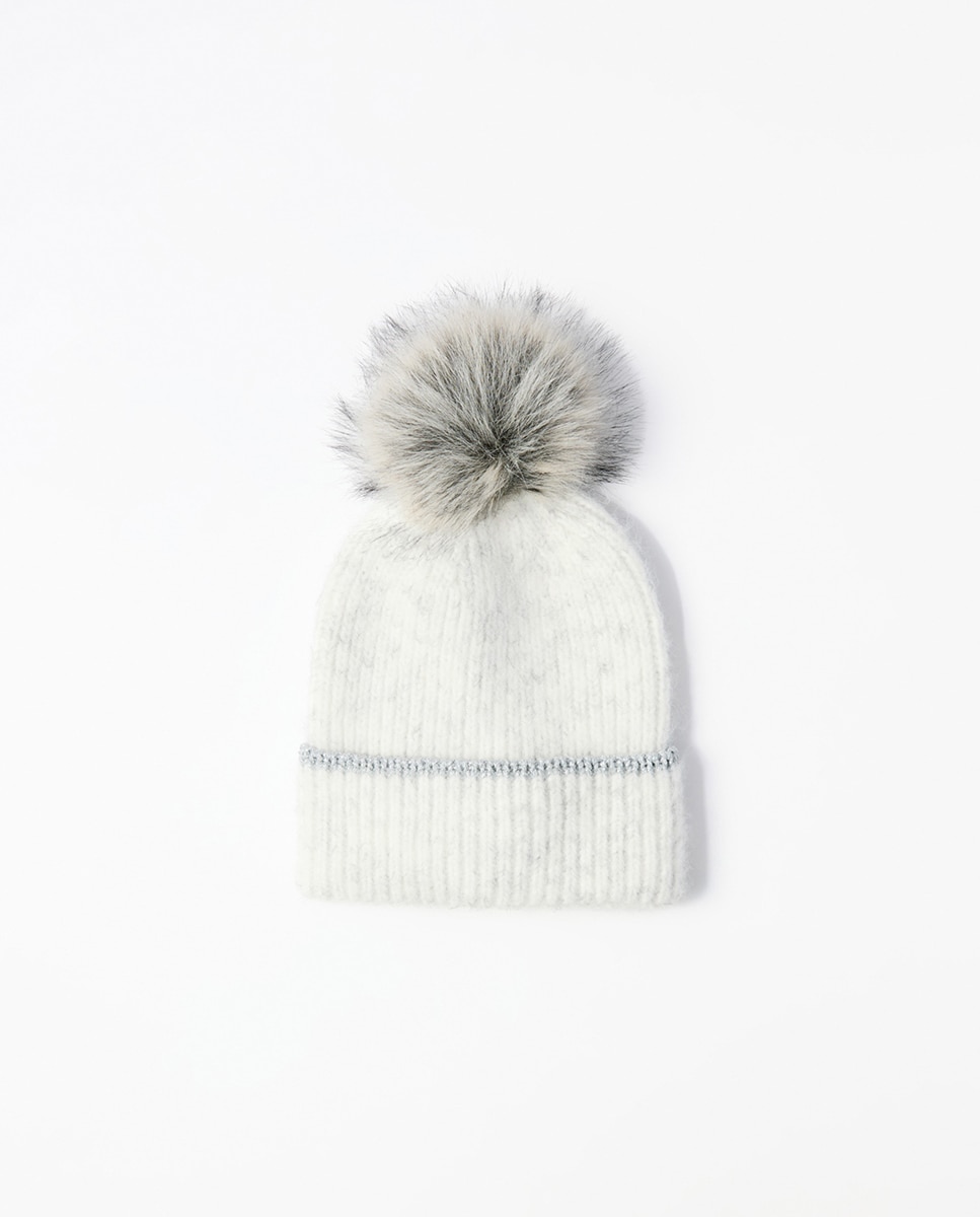Gorro contraste lurex - Sfera - Gris claro Gris claro-1