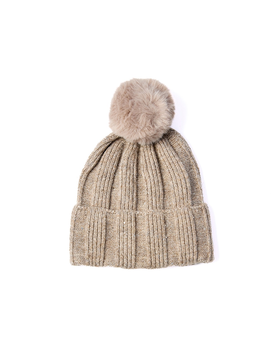 Gorro canalé - Sfera - Visón claro Visón claro-1