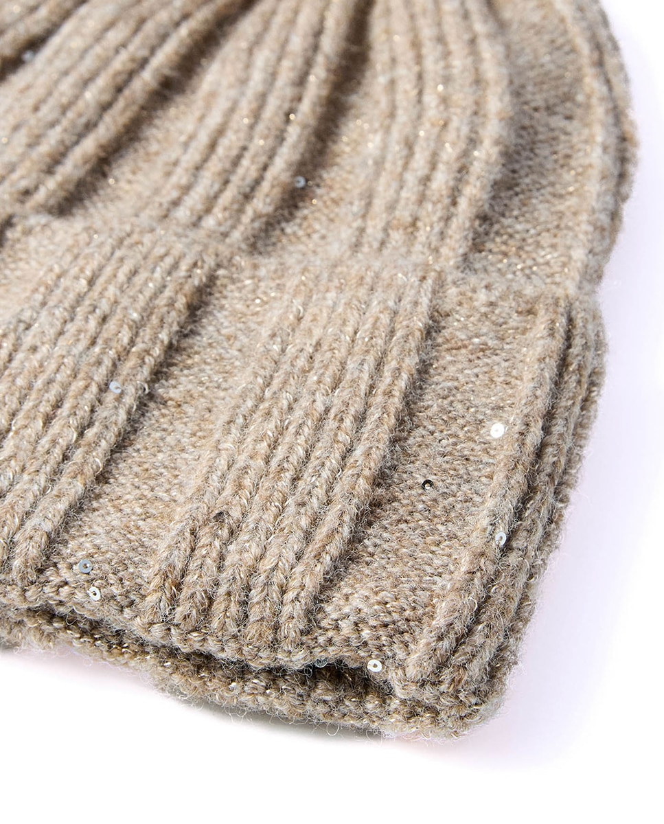 Gorro canalé - Sfera - Visón claro Visón claro-2