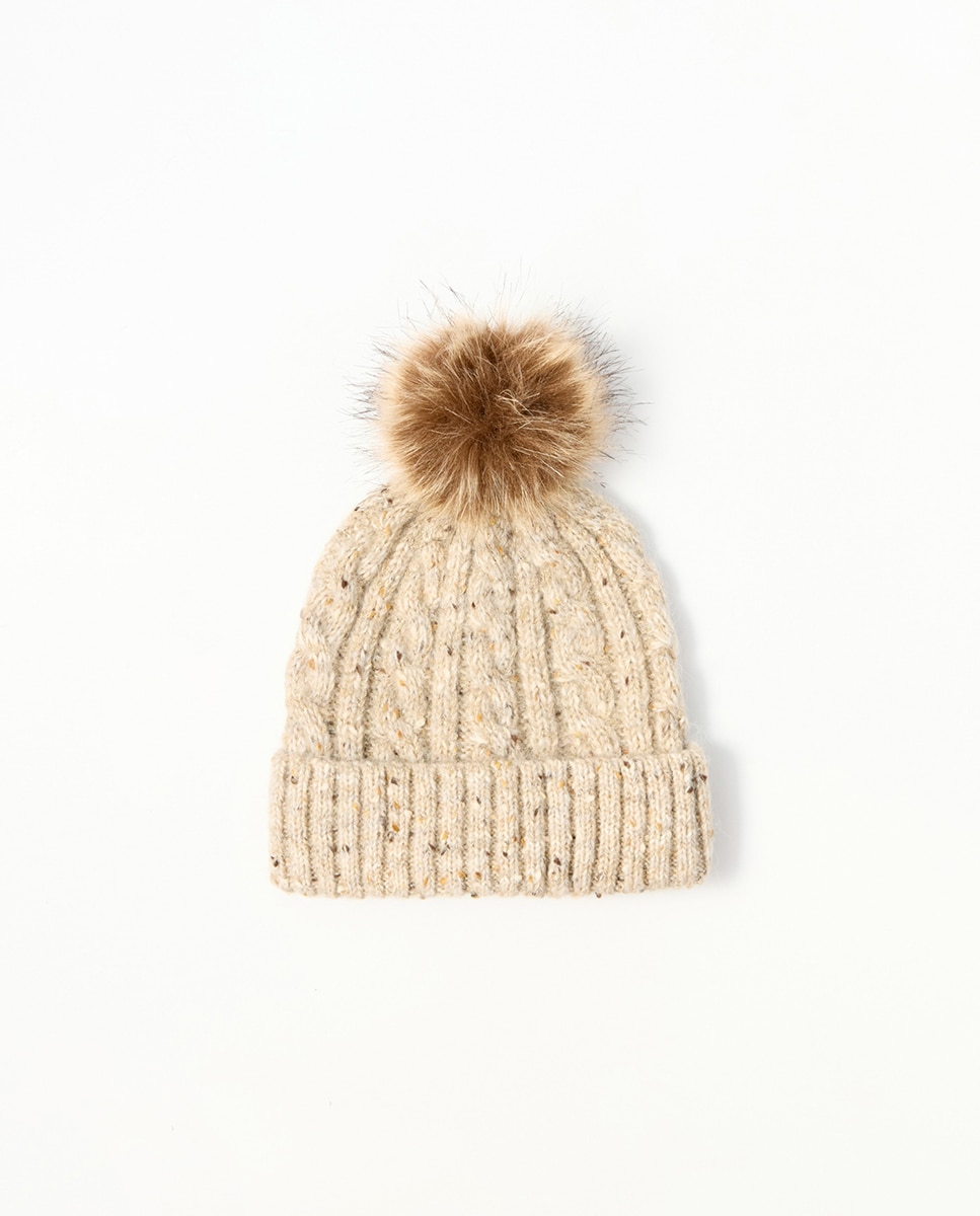 Imagen 0 de Gorro rústico lurex Beige