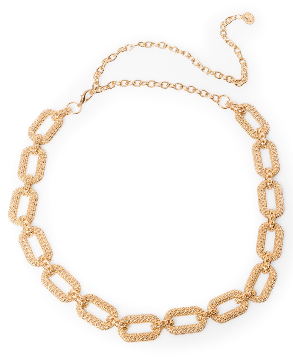 Cinto com Elos e Textura Ouro-1