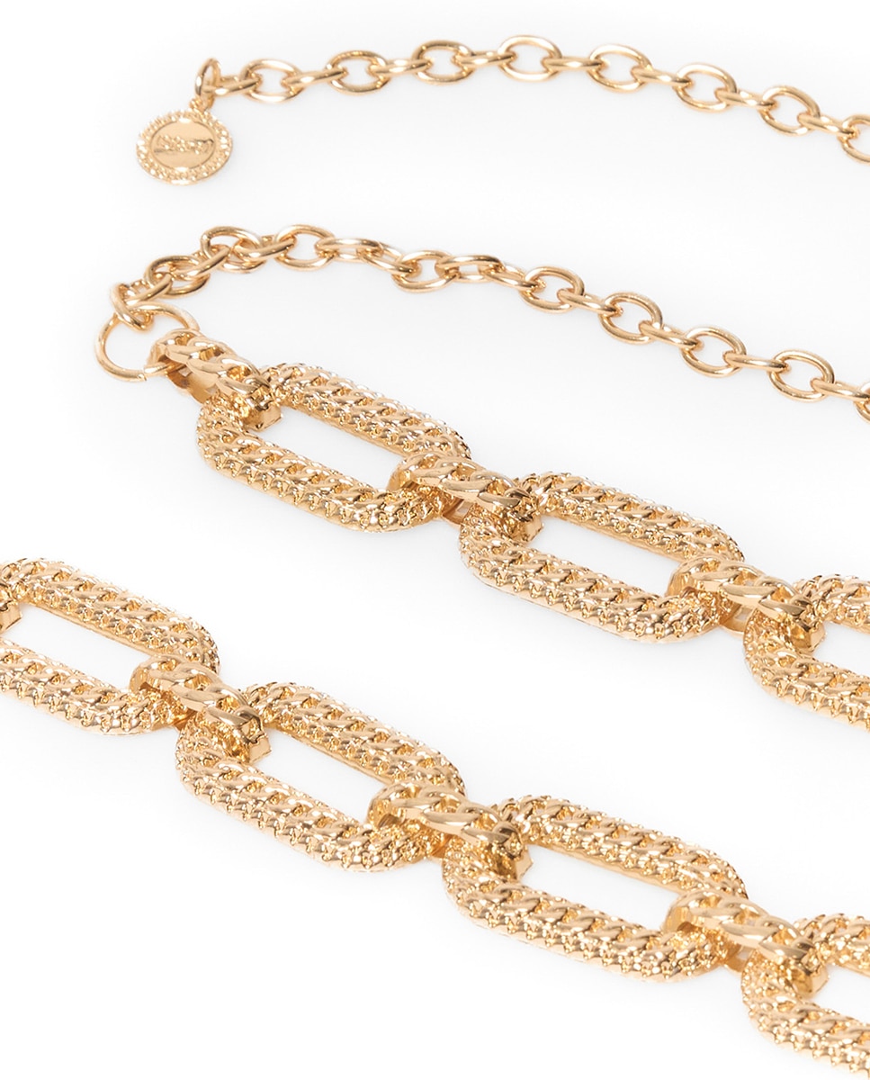 Cinto com Elos e Textura Ouro-3