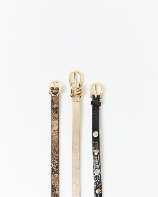 Imagen 0 de Set cinturones animal tachas