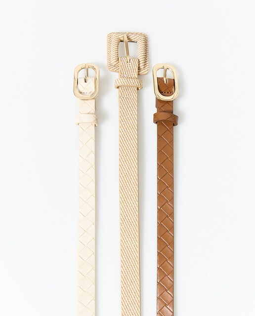 Imagen 0 de Set cinturones trenzado