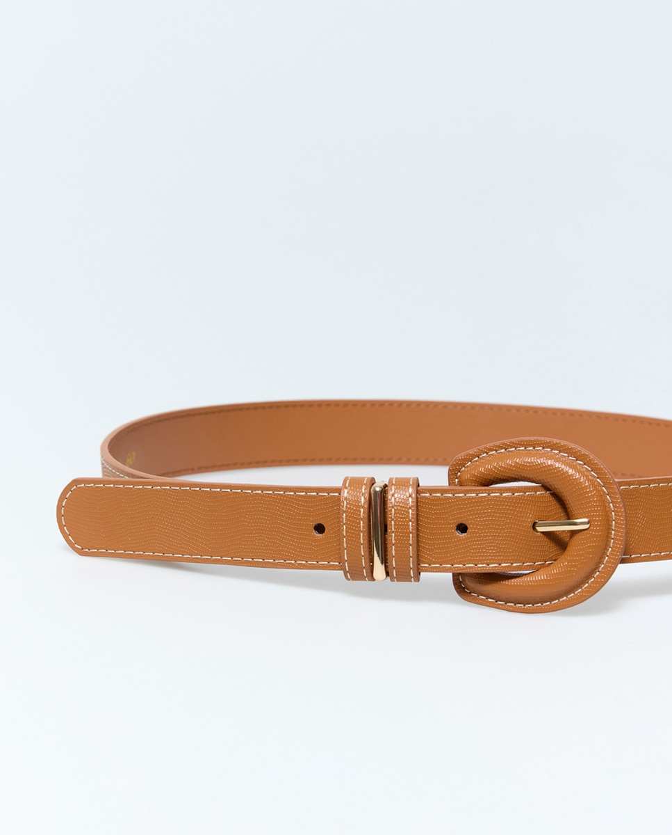 Imagem 0 de Cinto com fivela forrada