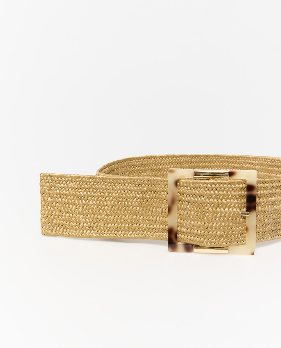 Imagem 0 de Cinto de Ráfia e Resina