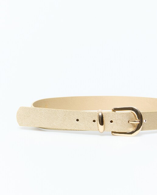 Imagen 0 de Cinturón metalizado oro