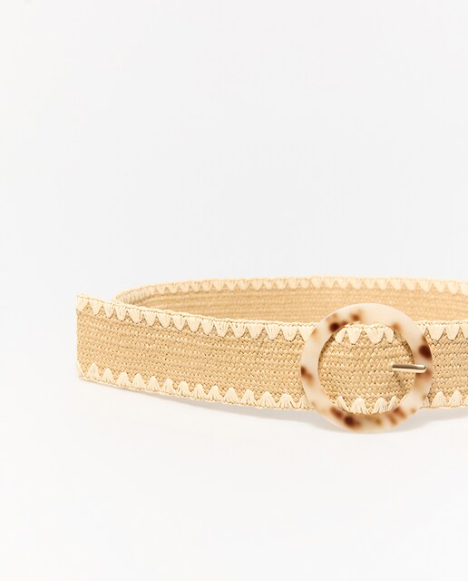 Imagen 0 de Cinturón rafia pespunte