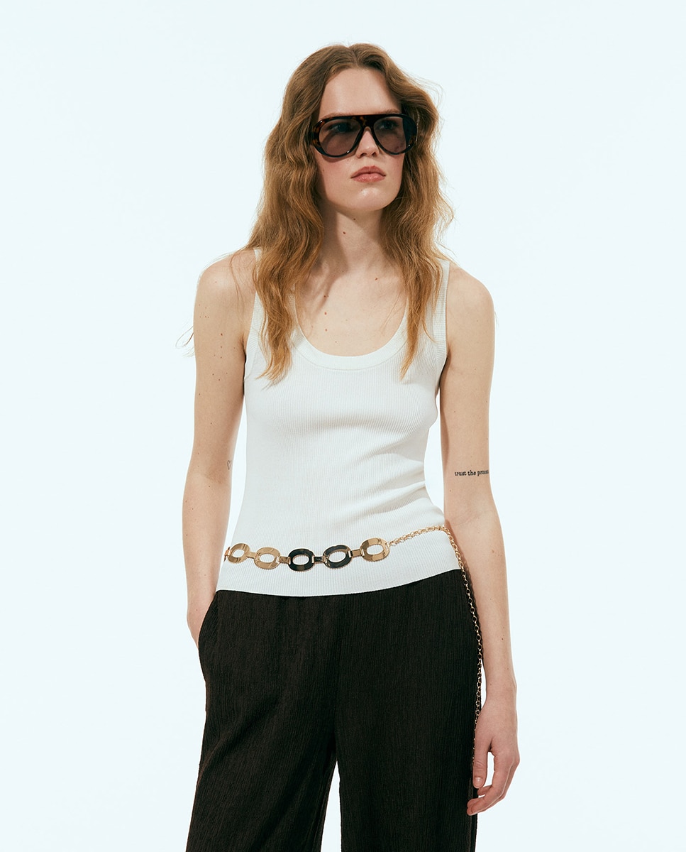 Imagem 0 de Cinto com Corrente de Metal