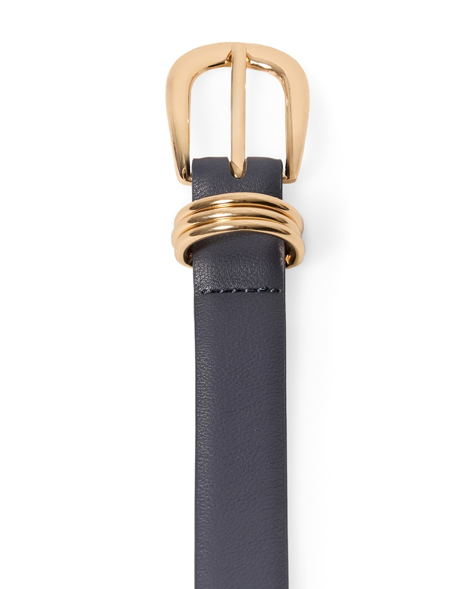 Cinto com Argolas Azul-marinho-3