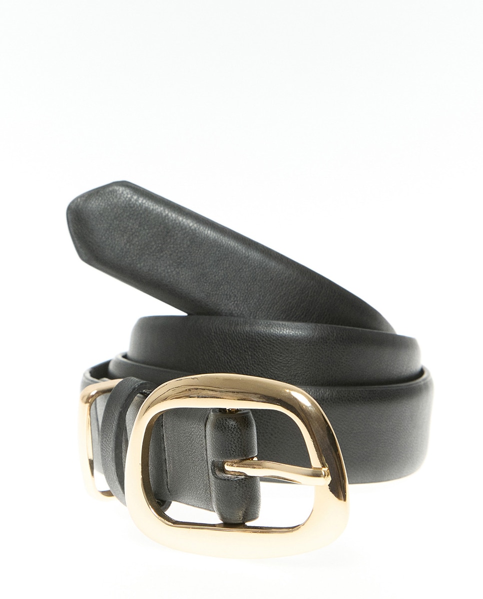 Cinturón hebilla trapecio - Sfera - Negro Negro-3