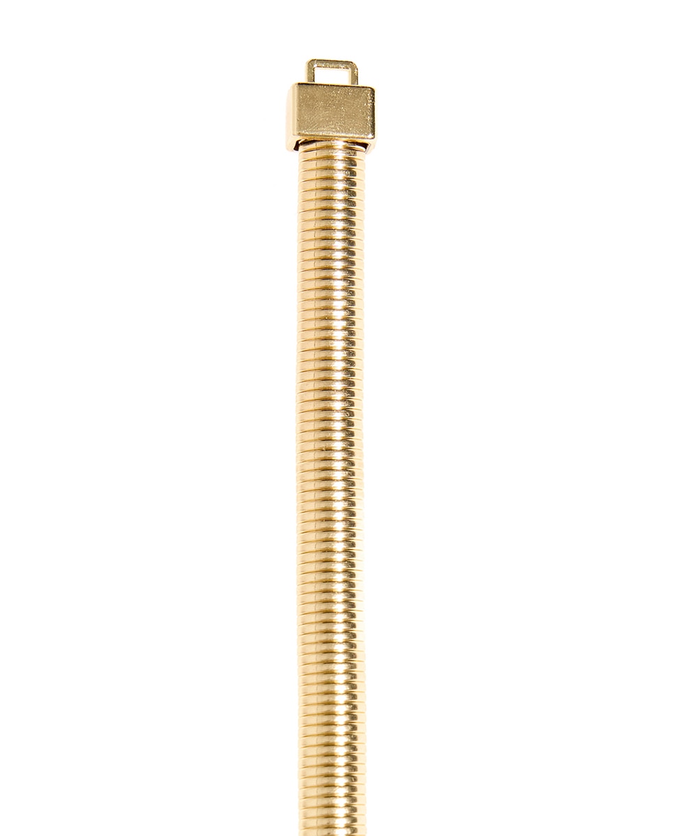 Cinto Elástico Minimalista 390 Ouro-3