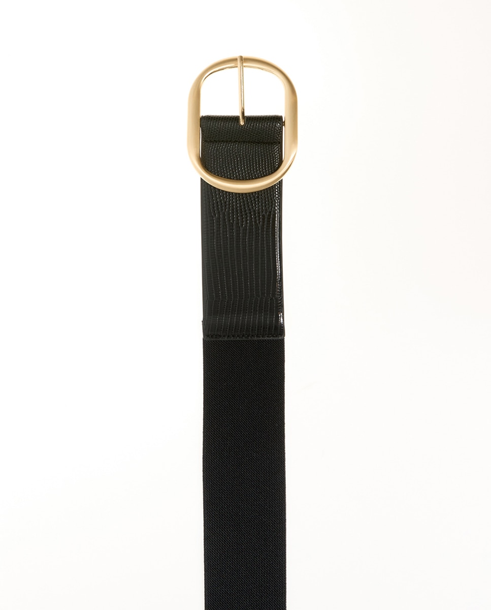 Faixa Oval Lagarto Preto-2