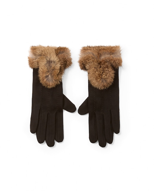 Imagem 0 de Luvas de Pelo Decotadas