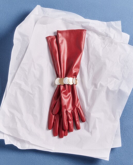 Imagem 0 de Luvas Compridas - Vermelho