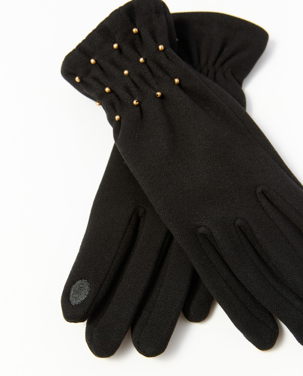 Guantes nido bolitas - Sfera - Negro Negro-2