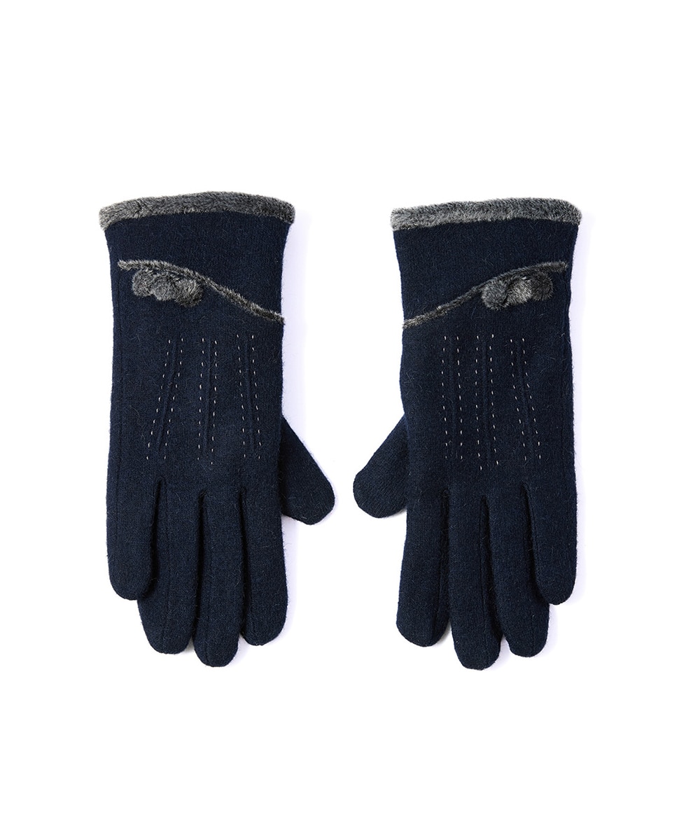 Imagen 0 de Guantes lana botones