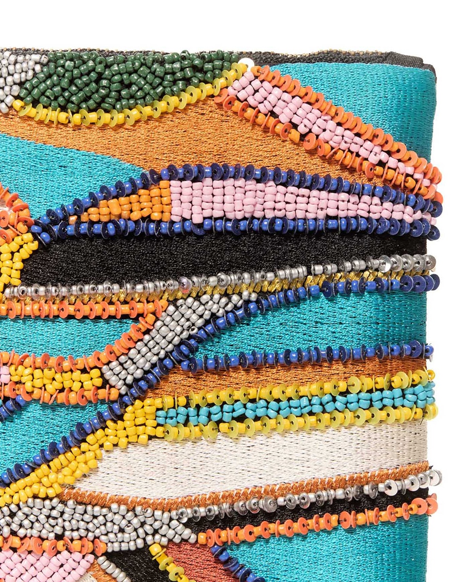 Porta-Moedas com Linhas - Multicolor Multicolor-2