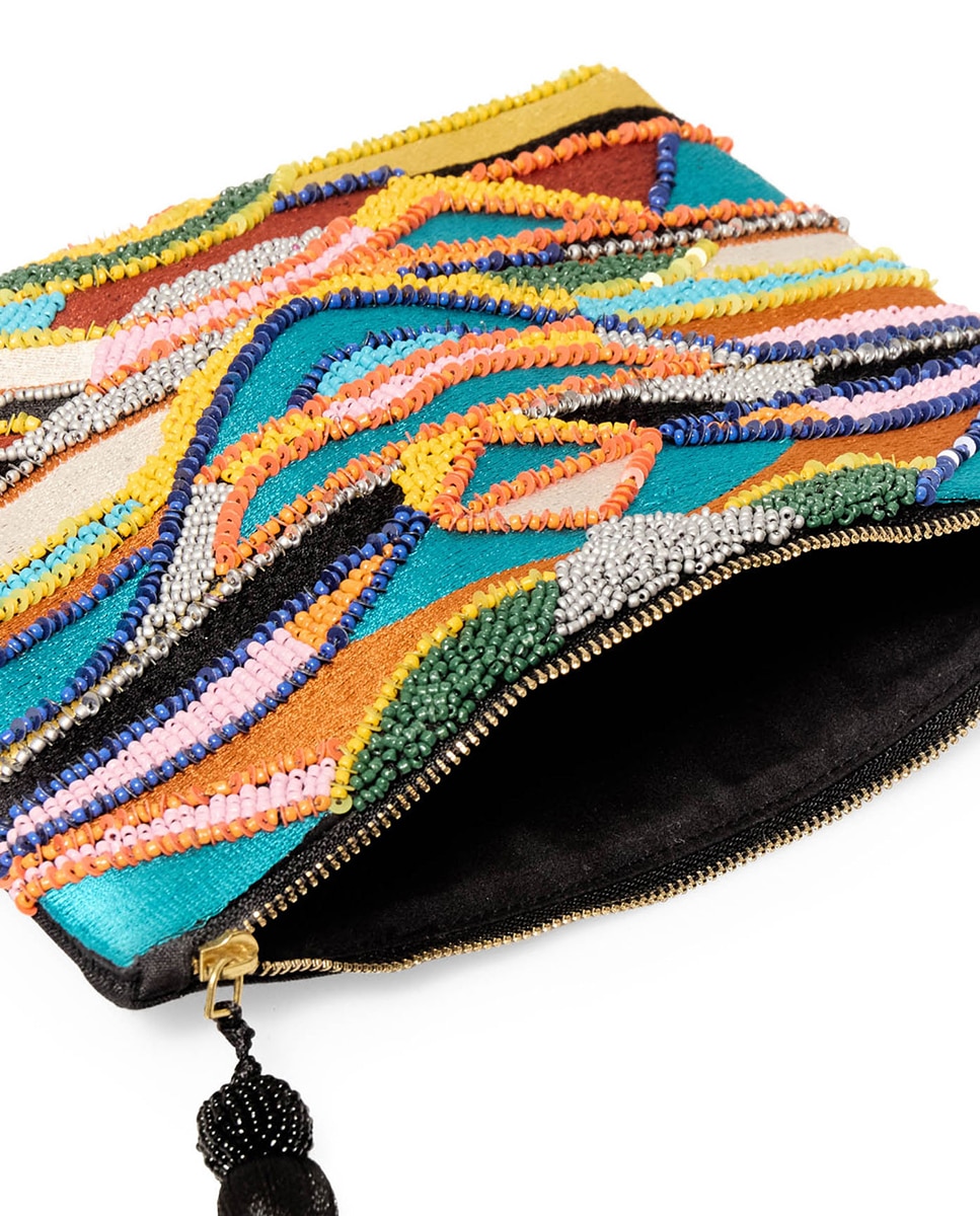 Porta-Moedas com Linhas - Multicolor Multicolor-4