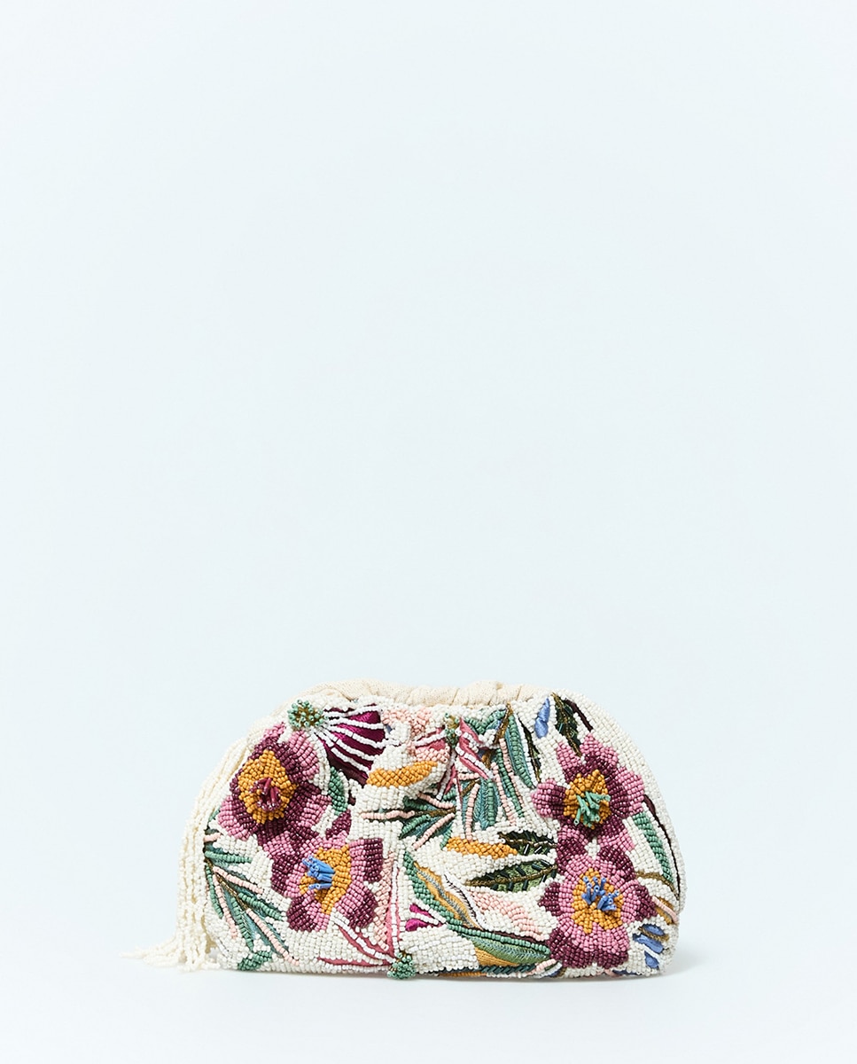 Imagem 0 de Mala Pouch com Bordado Floral