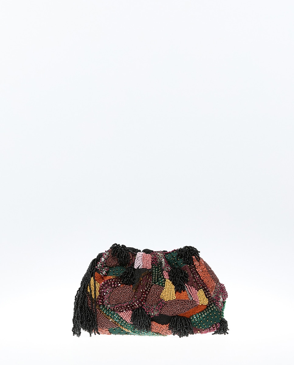 Imagem 0 de Mala Pouch Assimétrica com Missangas