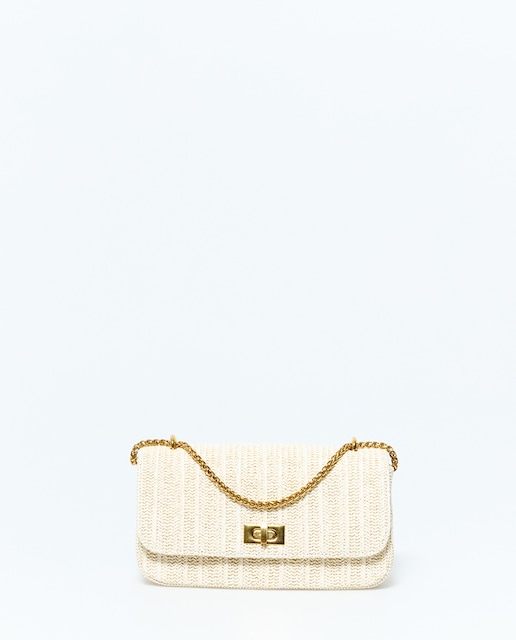 Imagen 0 de Crossbody rafia broche
