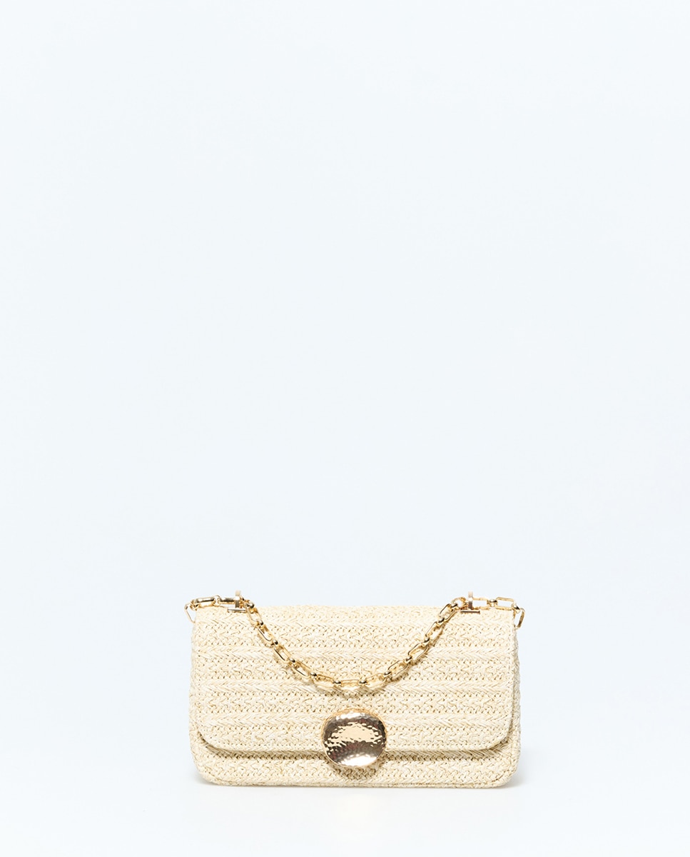 Imagem 0 de Crossbody de Ráfia Natural