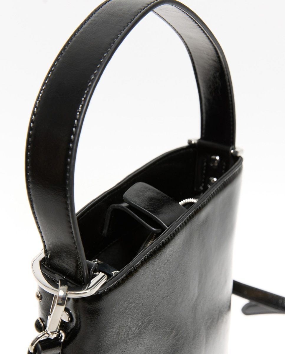 Mala com Tachas Combinada Preto-4