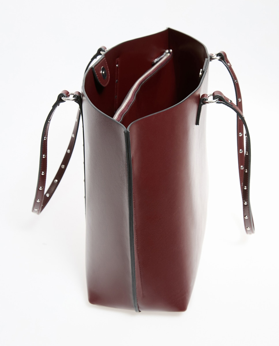 Bolso shopper achalorado - Sfera - Burdeos Burdeos-4