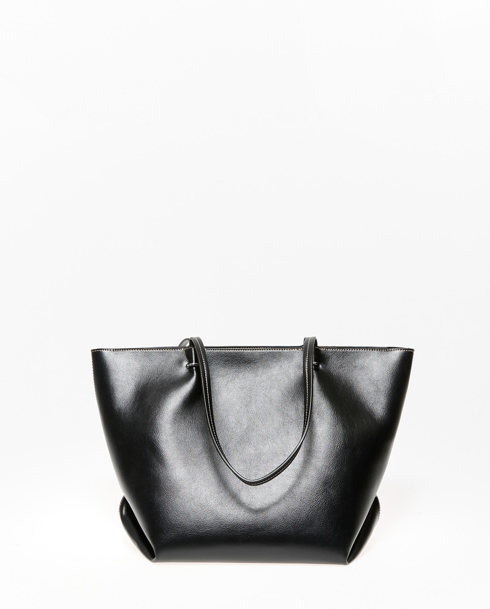 Imagen 0 de Bolso shopper pliegues laterales