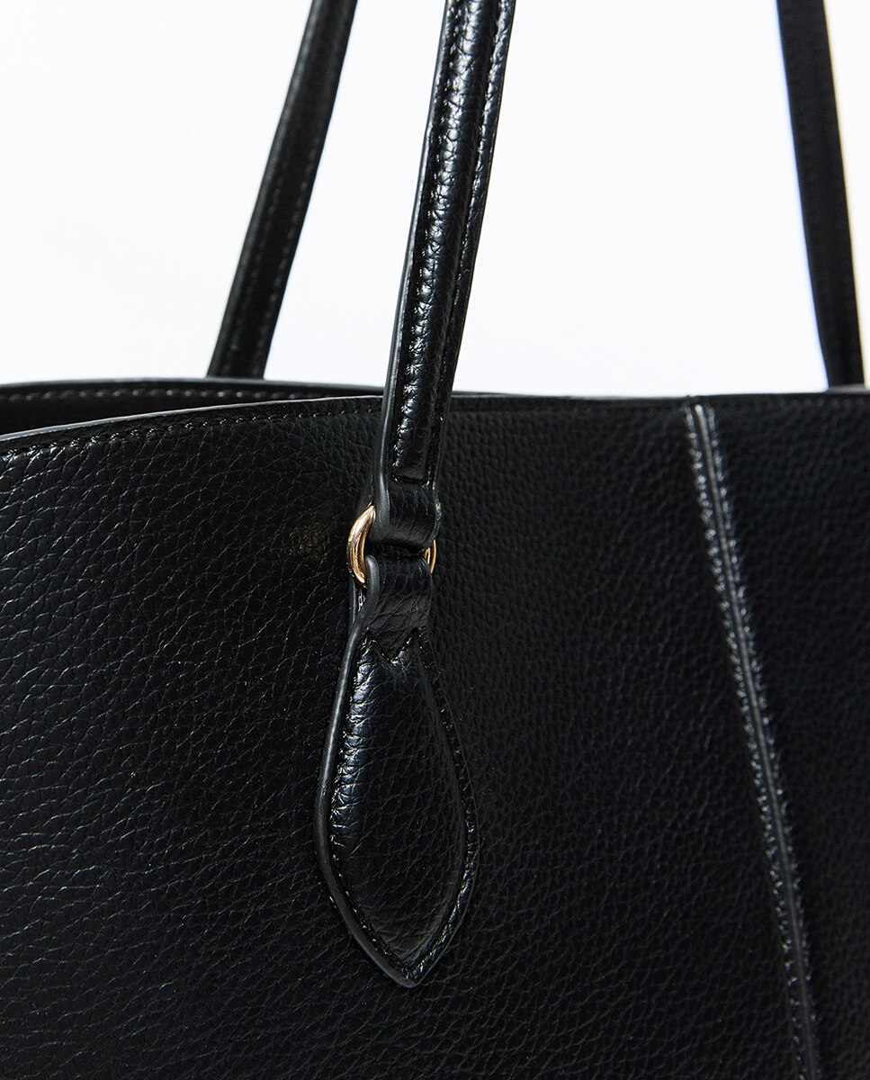 Mala Shopper Grande Lisa Preto-3