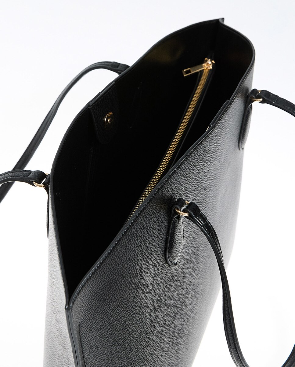 Mala Shopper Grande Lisa Preto-4