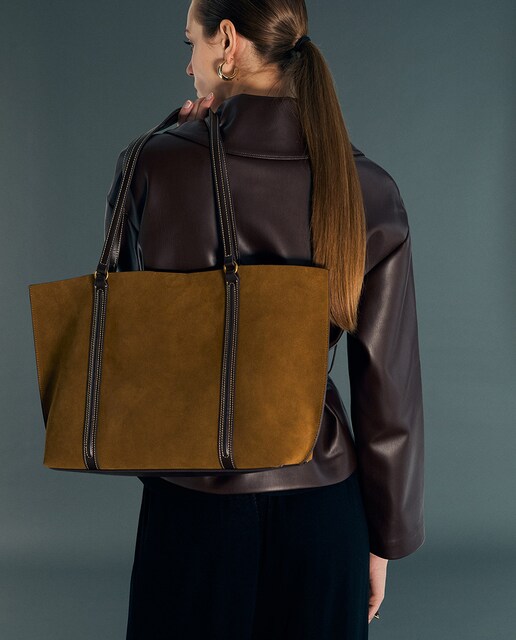 Imagen 0 de Shopper piel tiras