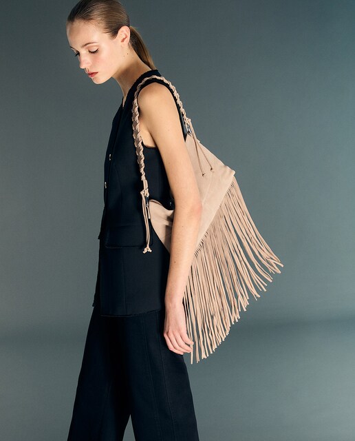 Imagen 0 de Bolso hombro piel