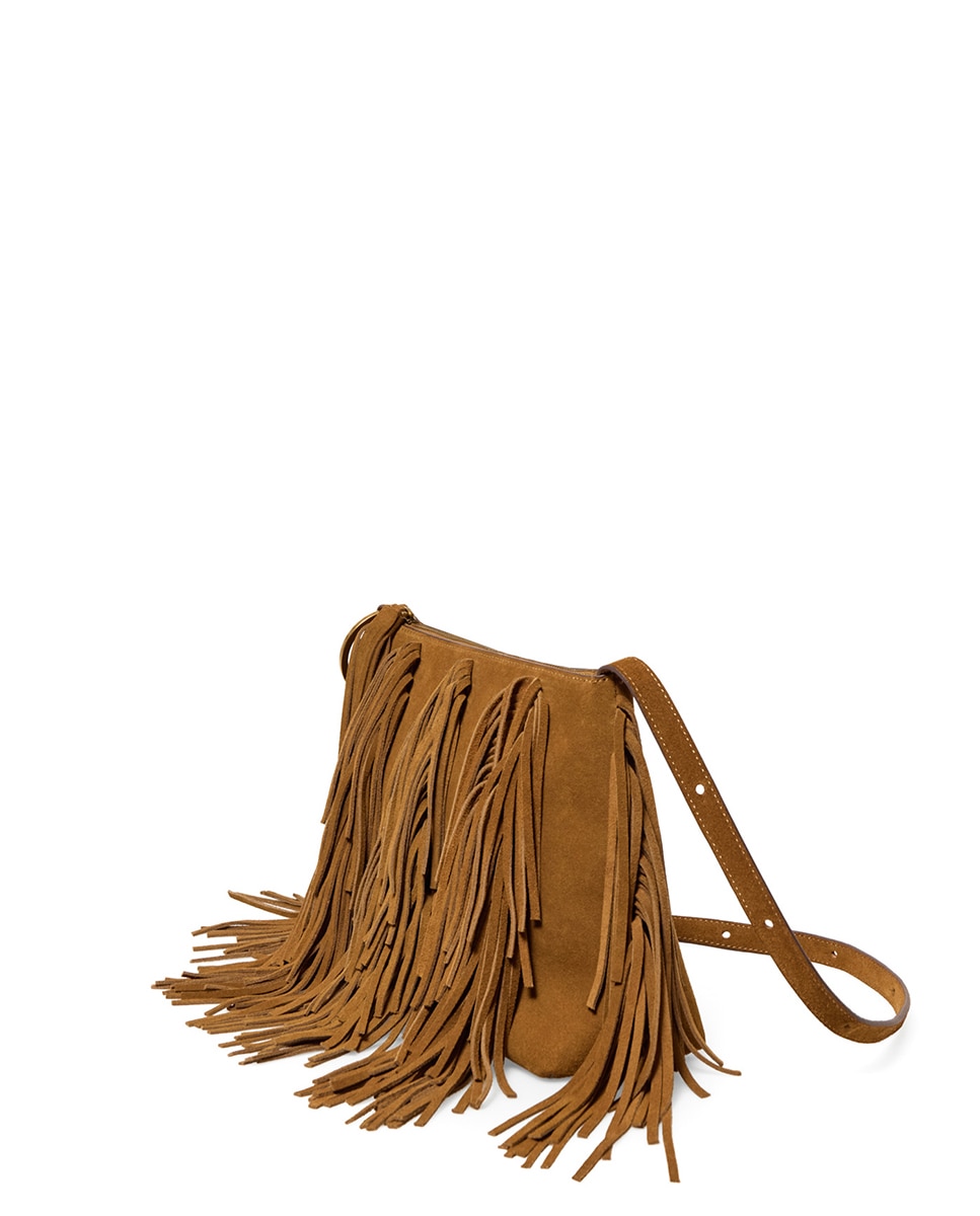 Mala em Pele com Franjas Castanho-5