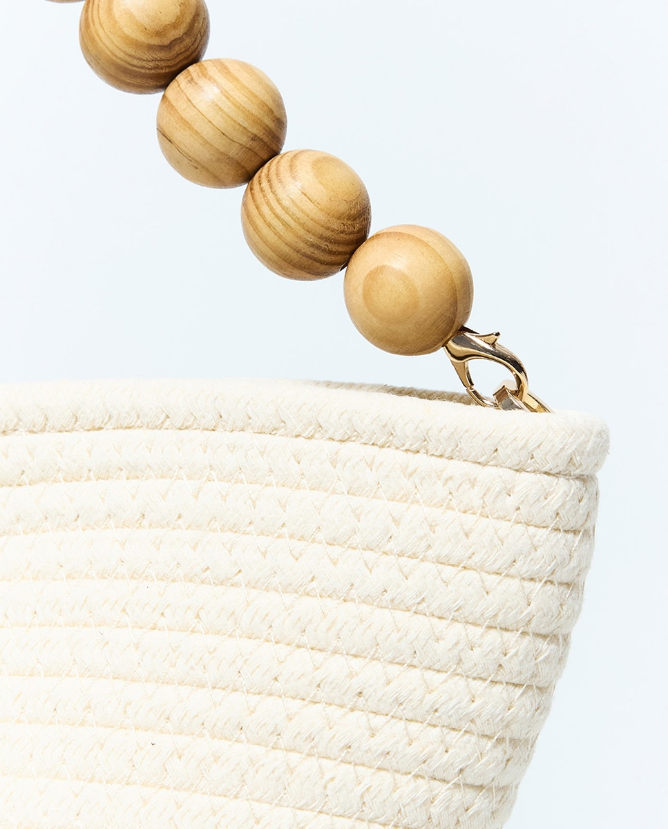 Mini Cesta com Corda Cru-3