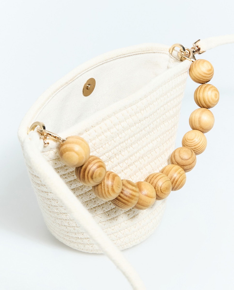 Mini Cesta com Corda Cru-5