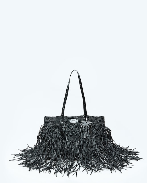 Imagen 0 de Bolso rafia natural