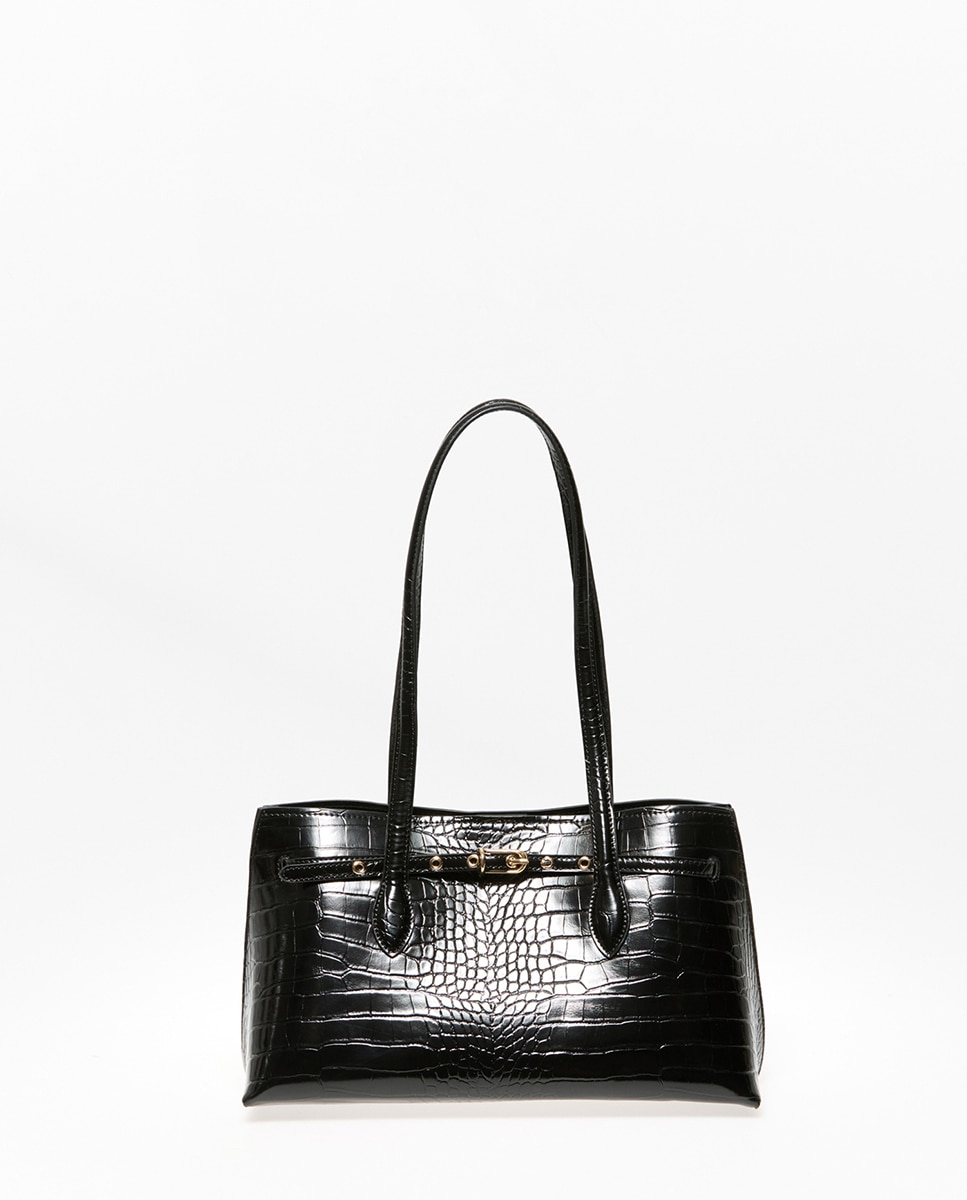 Imagen 0 de Bolso hombro croco