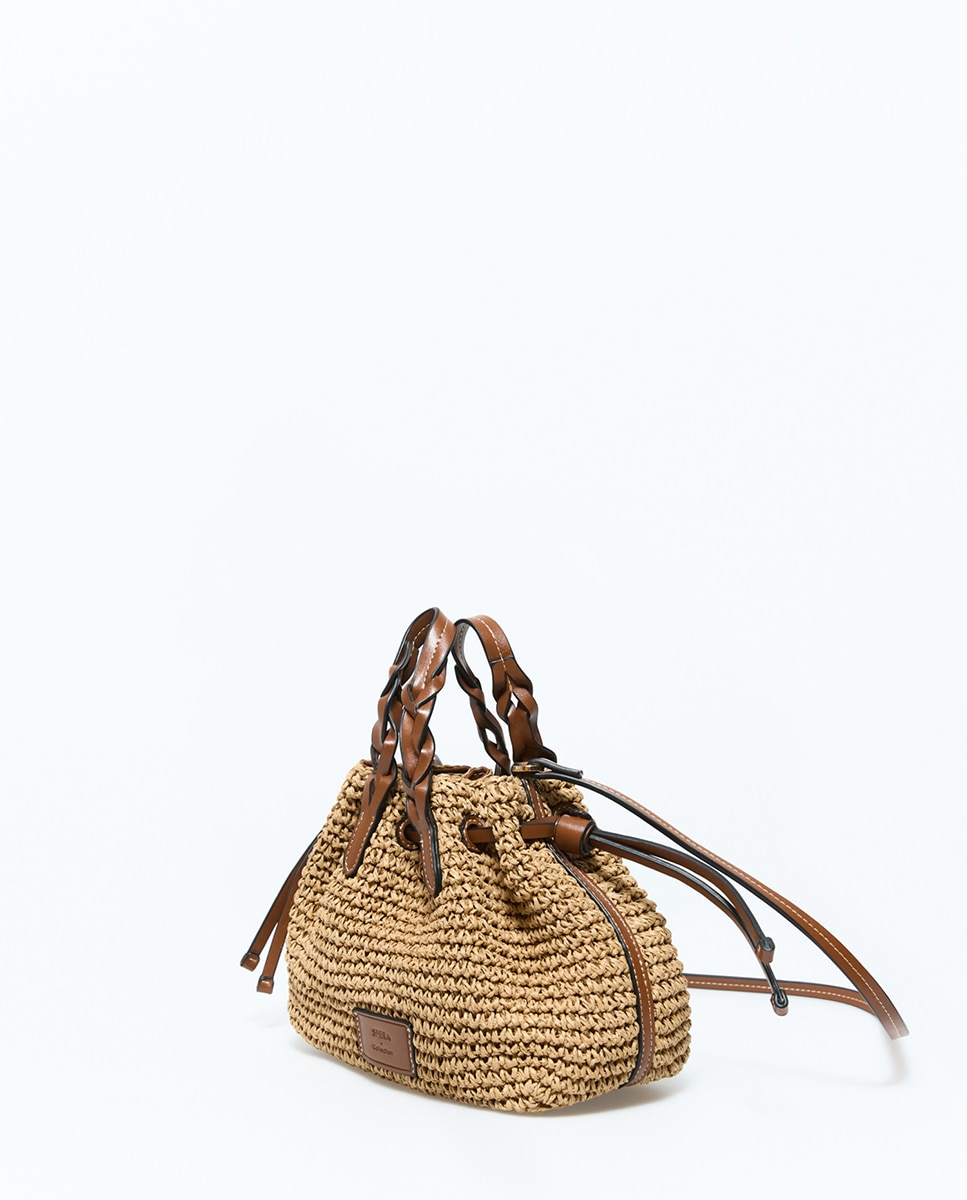 Mini Saco de Fibra Camel-2