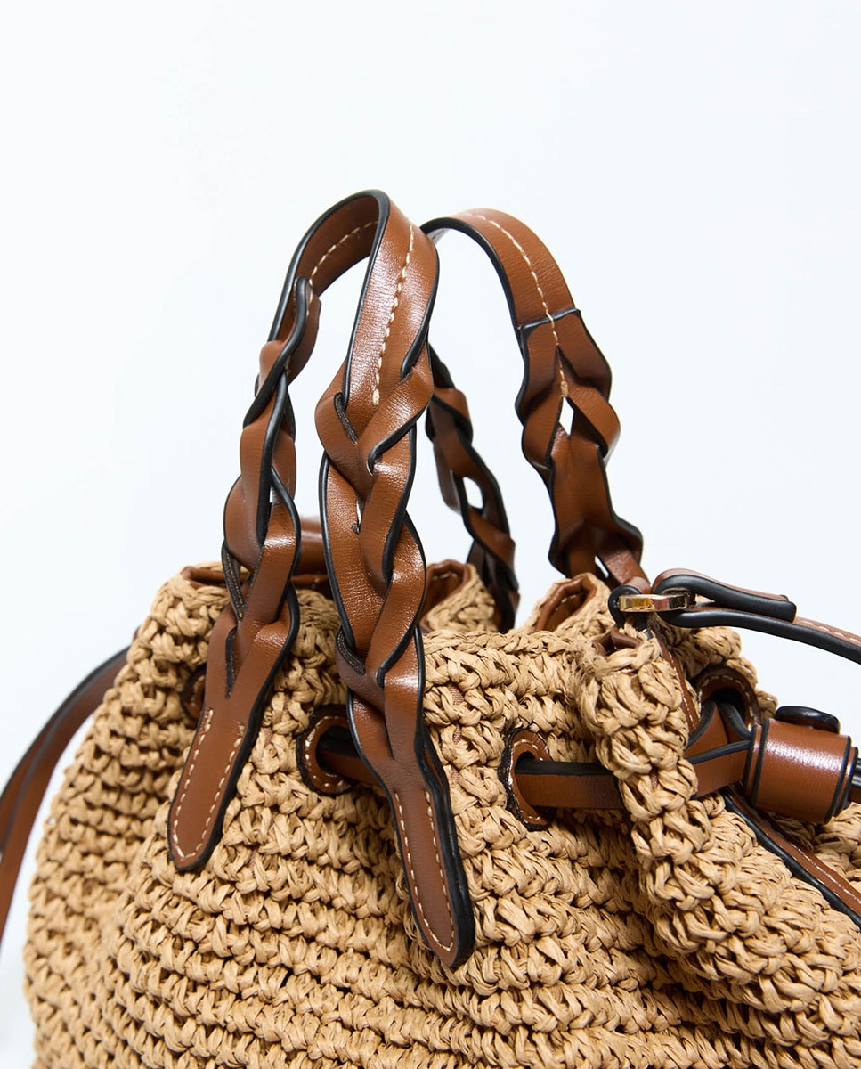Mini Saco de Fibra Camel-3