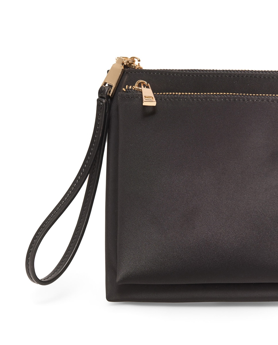 Carteira Dupla de Nylon Preto-3