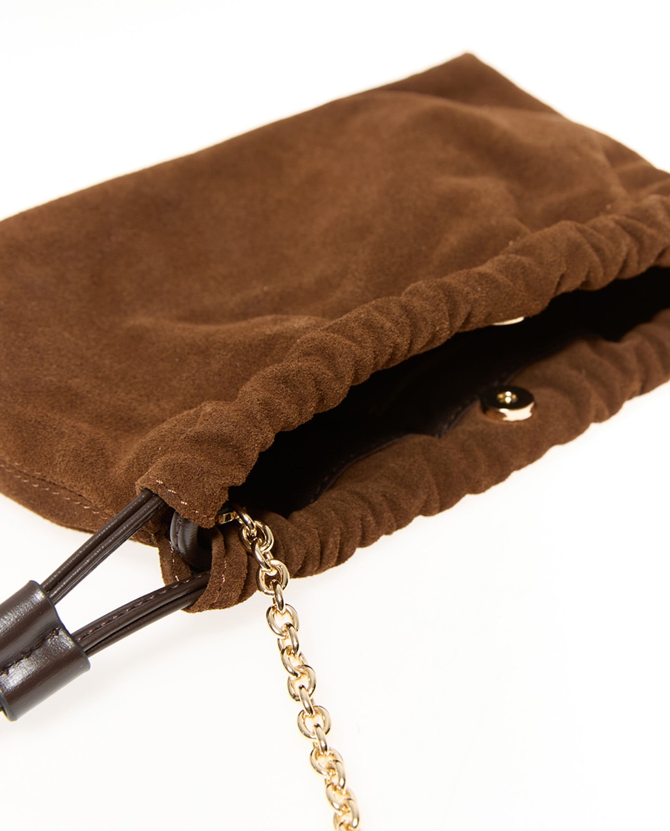 Mini pouch piel - Sfera - Marrón Marrón-4