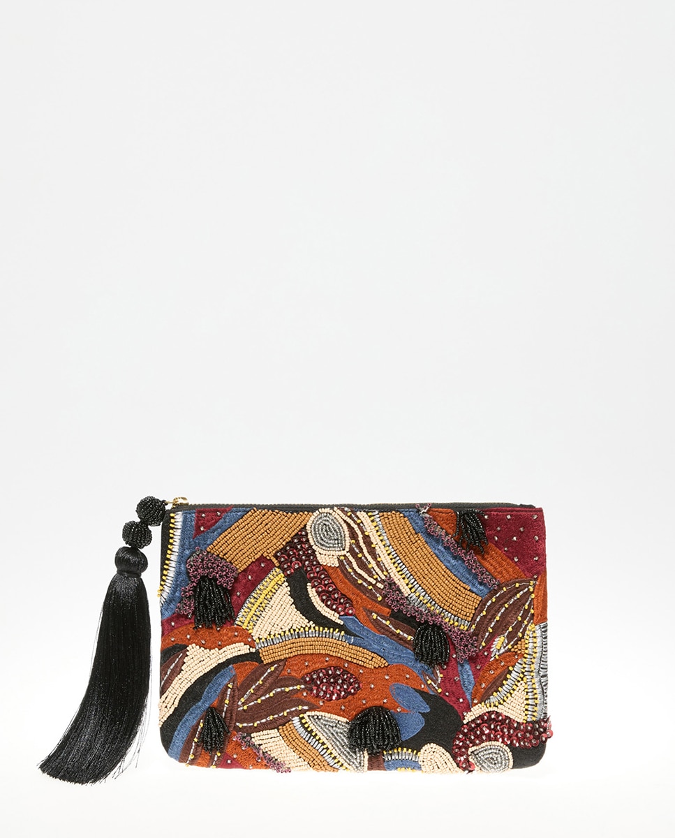 Imagem 0 de Porta-Moedas com Missangas Abstrato