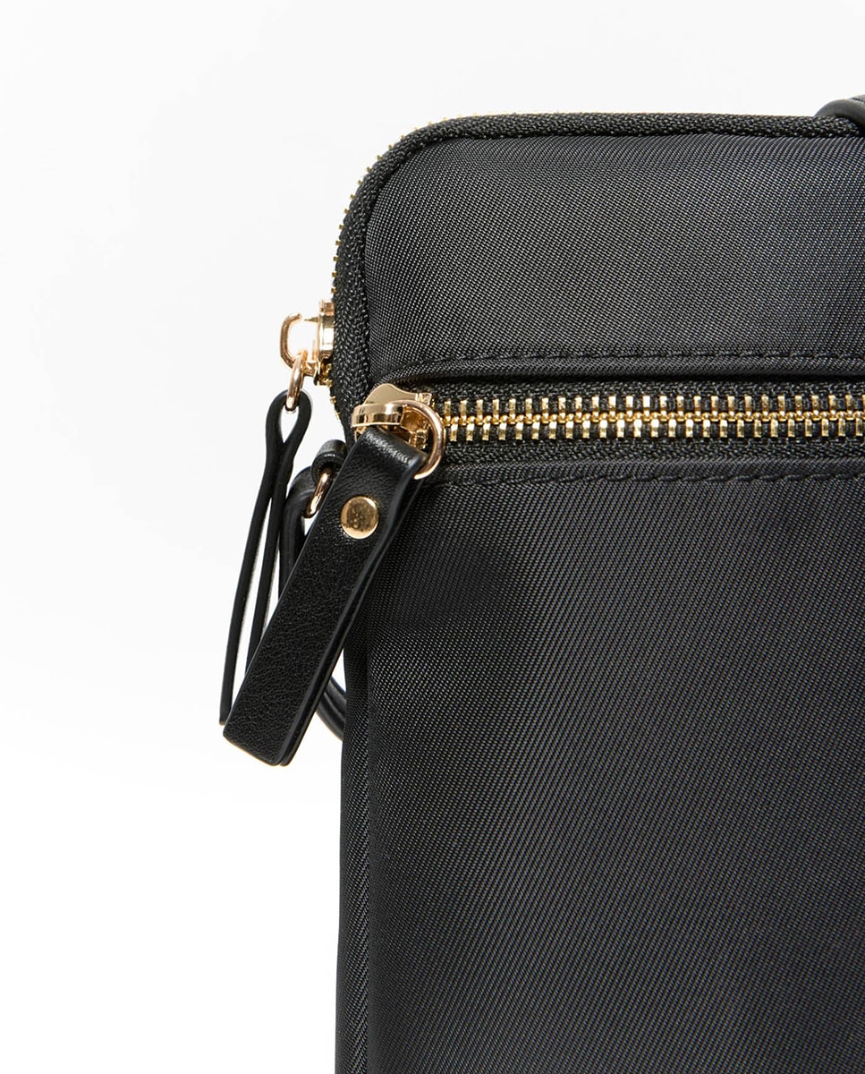 Funda móvil nylon cremallera - Sfera - Negro Negro-2