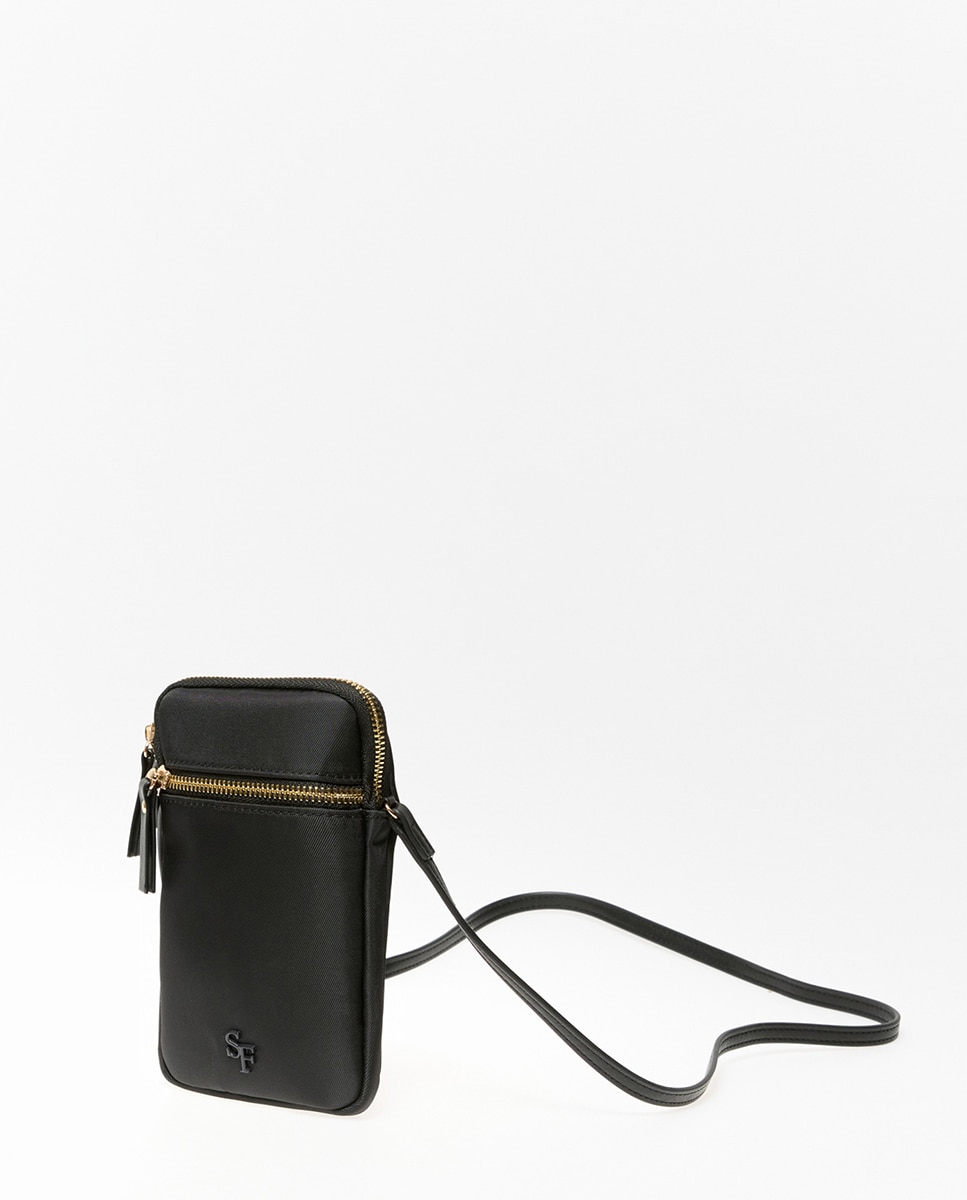 Funda móvil nylon cremallera - Sfera - Negro Negro-3