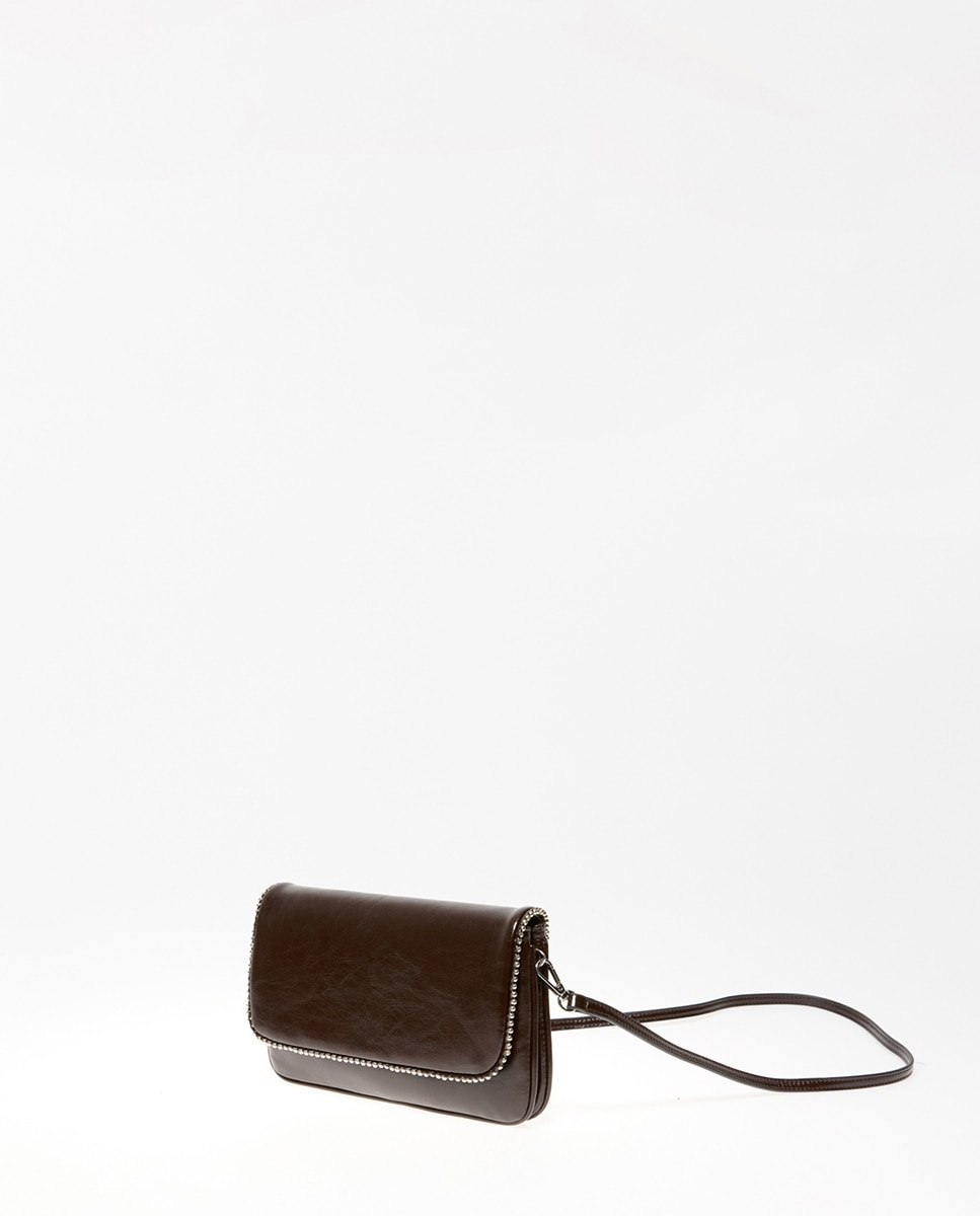 Mini bolso doble con solapa - Sfera - Chocolate Chocolate-3