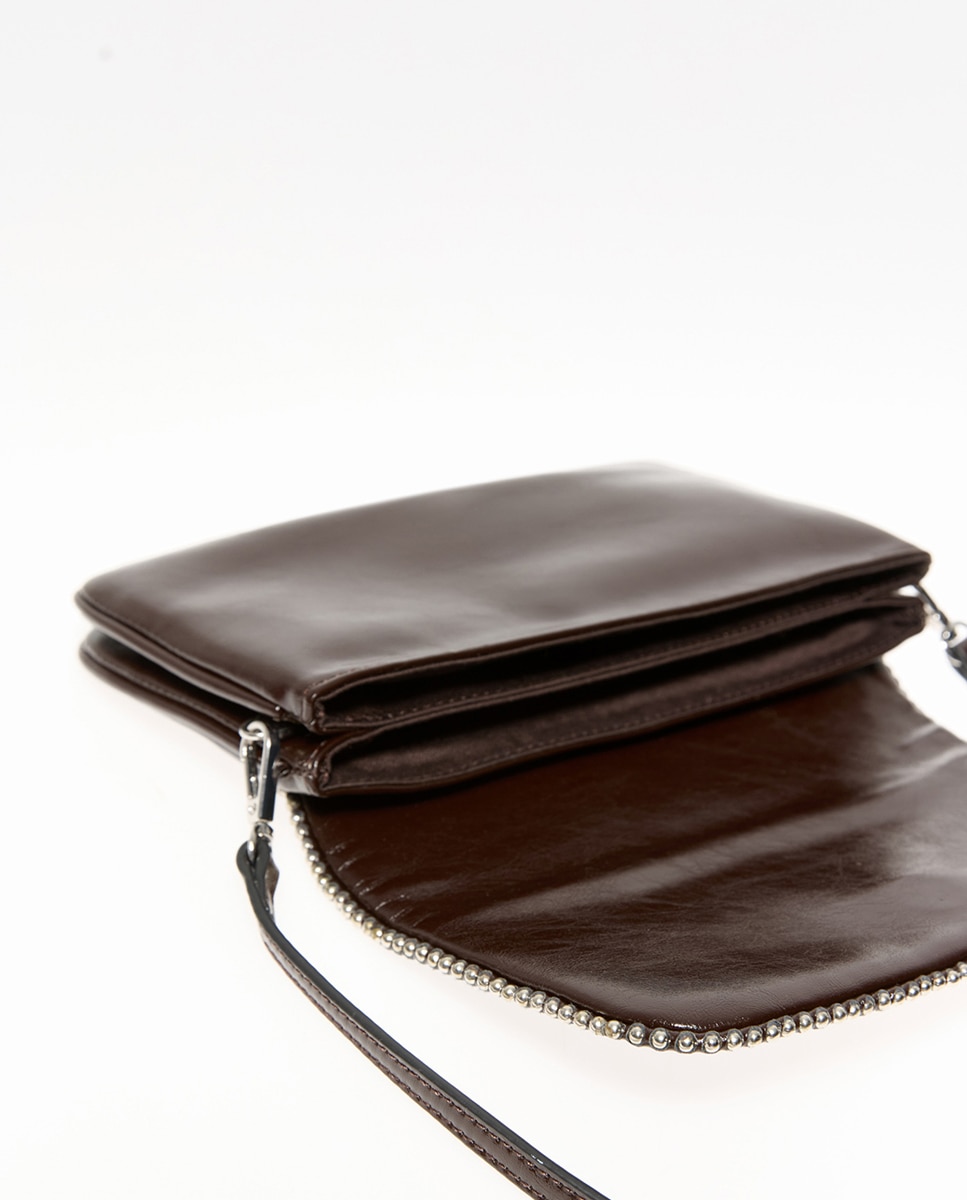 Mini bolso doble con solapa - Sfera - Chocolate Chocolate-4