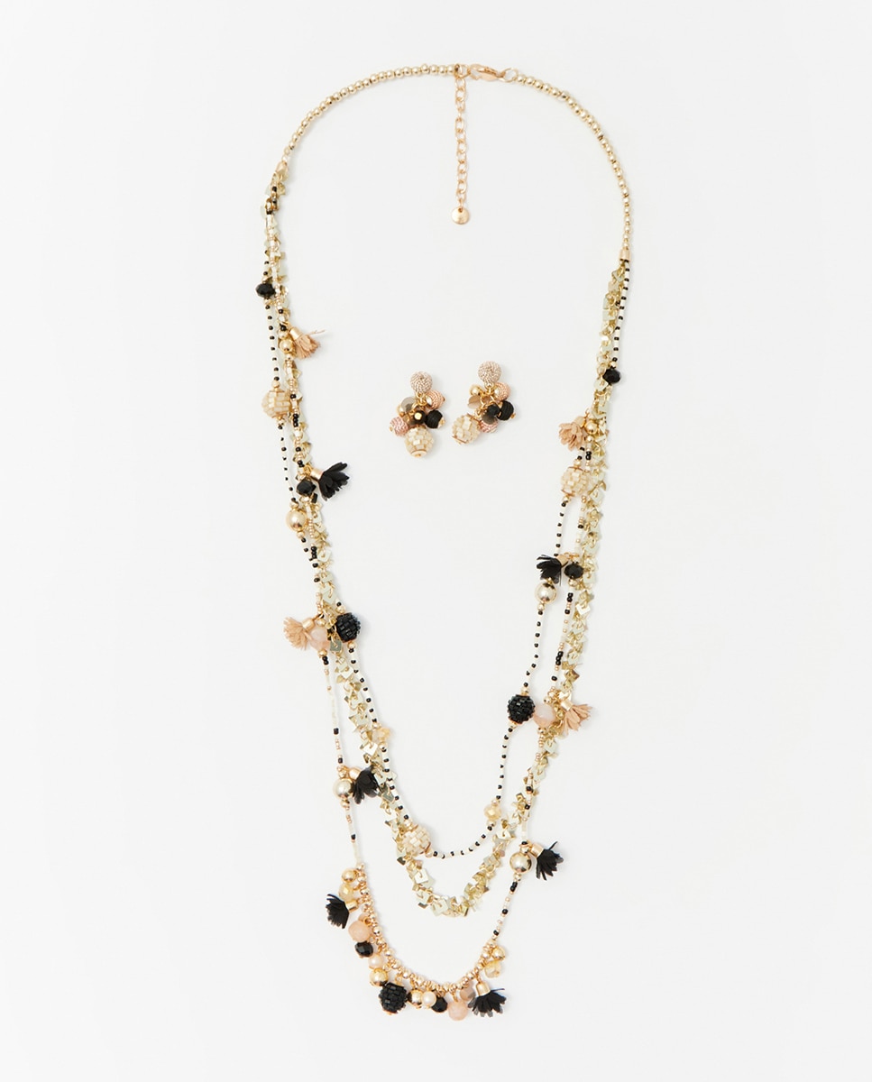 Conjunto de Lantejoulas Ouro-1